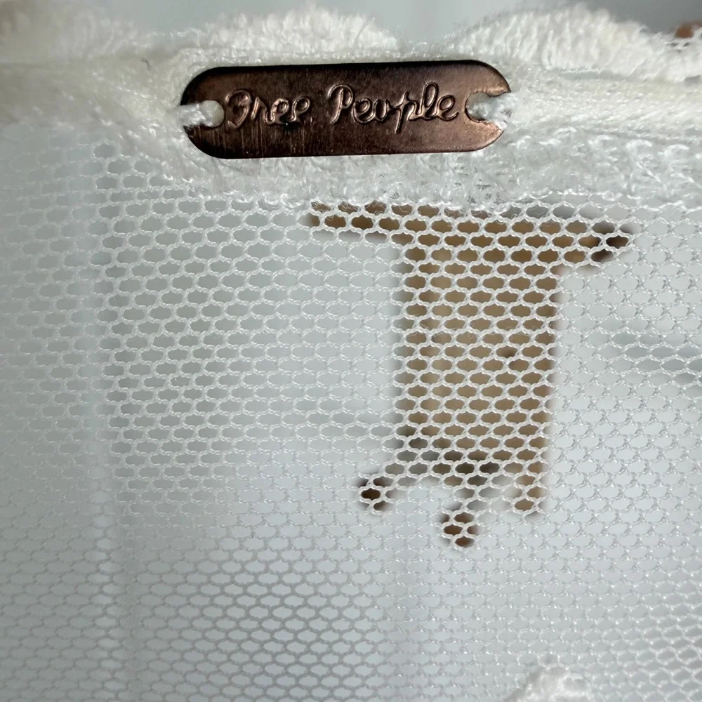 Free People Reign Over Me Lace Dress  Cream  Small - Picture 7 of 11